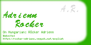 adrienn rocker business card